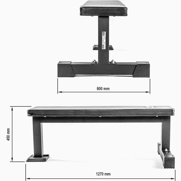 Horizontalus tiesus suoliukas ATX Fitness FBX-610 PRO