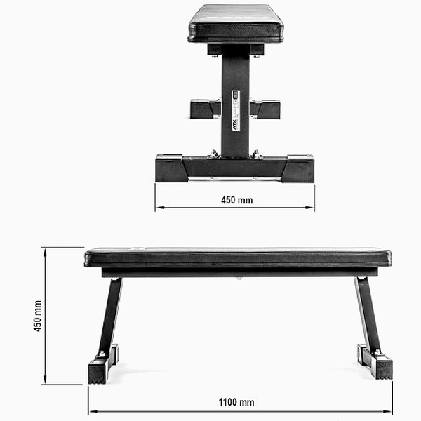 Horizontalus tiesus suoliukas ATX Fitness FBX-510 PRO Horizontalus tiesus suoliukas ATX Fitness FBX-510 PRO
