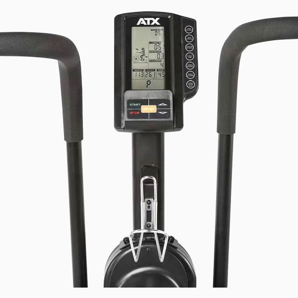 CrossFit" dviratis treniruoklis su oro pasipriešinimu ATX Fitness Air Power Bike LCD