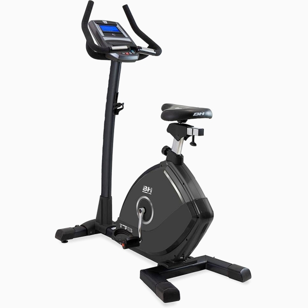 Pusiau profesionalus dviratis treniruoklis intensyvioms treniruotėms BH Fitness i.TFB Black H862I LCD