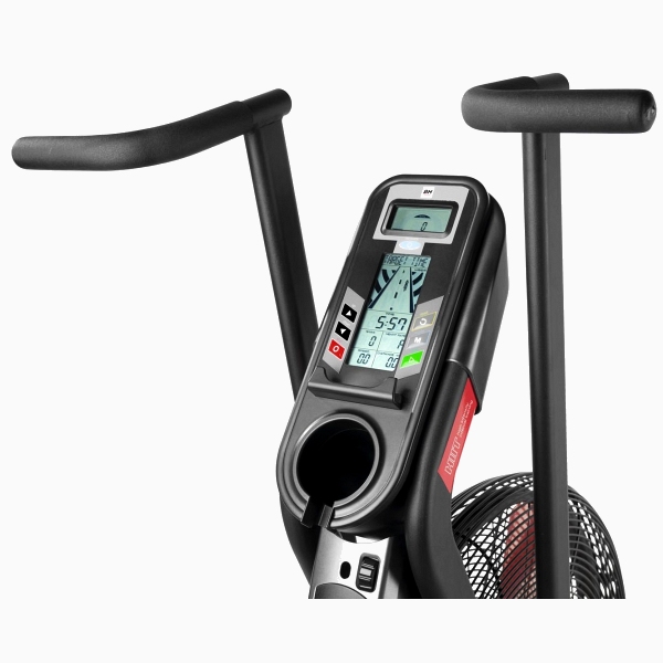 CrossFit" dviratis treniruoklis su oro pasipriešinimu BH Fitness AirCrossBike H889 LCD