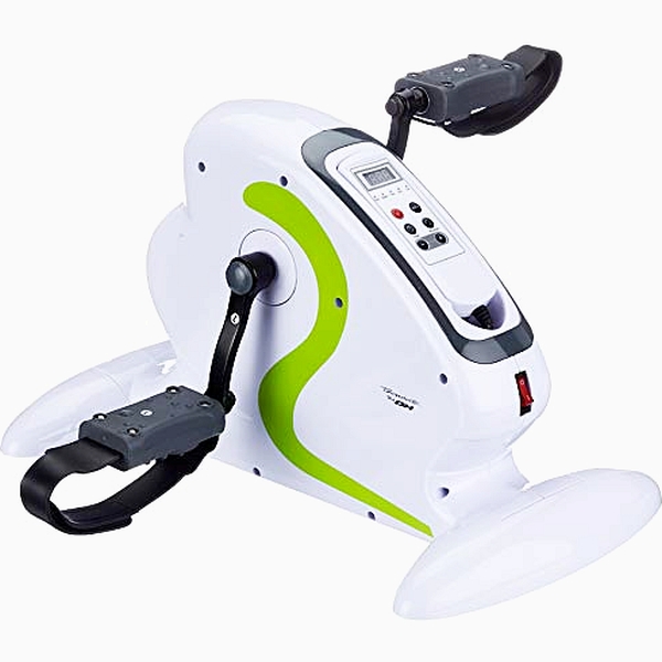 Rankų ir kojų minamas reabilitacinis mini dviratis treniruoklis su magnetiniu pasipriešinimu BH Fitness Mini Bike YF612 LED