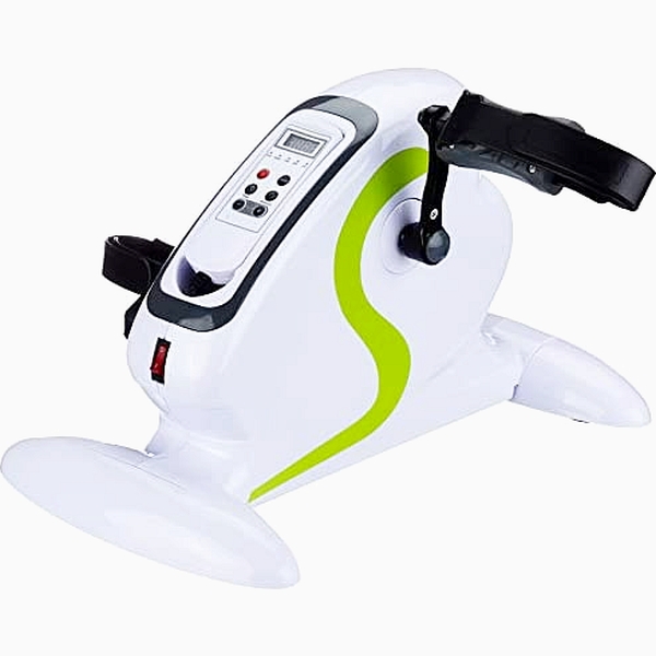 Rankų ir kojų minamas reabilitacinis mini dviratis treniruoklis su magnetiniu pasipriešinimu BH Fitness Mini Bike YF612 LED