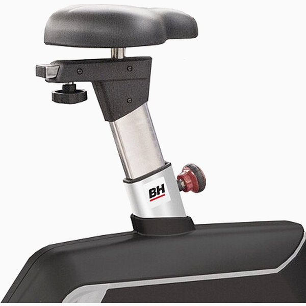Komfortiškas vertikalus dviratis treniruoklis su padidinta ergonomiška sėdynė BH Fitness Polaris H832N LCD