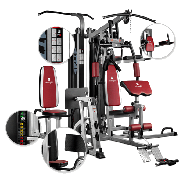 Daugiafunkcinis treniruoklis BH Fitness Gym TT4 PRO - 168kg Daugiafunkcinis treniruoklis BH Fitness Gym TT4 PRO - 168kg