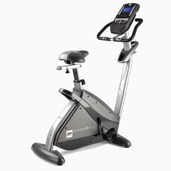 Komfortiškas vertikalus dviratis treniruoklis - ergometras su padidinta ergonomiška sėdynė BH Fitness Carbon Dual H8705L LCD Komfortiškas vertikalus dviratis treniruoklis - ergometras su padidinta ergonomiška sėdynė BH Fitness Carbon Dual H8705L LCD