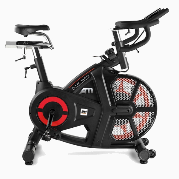 Sportinis dviratis treniruoklis su oro - magnetiniu pasipriešinimu BH Fitness AirMag LCD