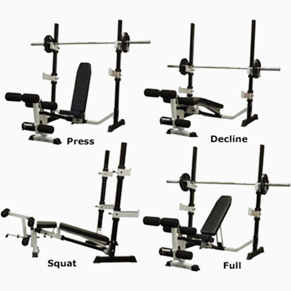 Štangos spaudimo suoliukas su stovais BodyCraft Bench F609 PRO