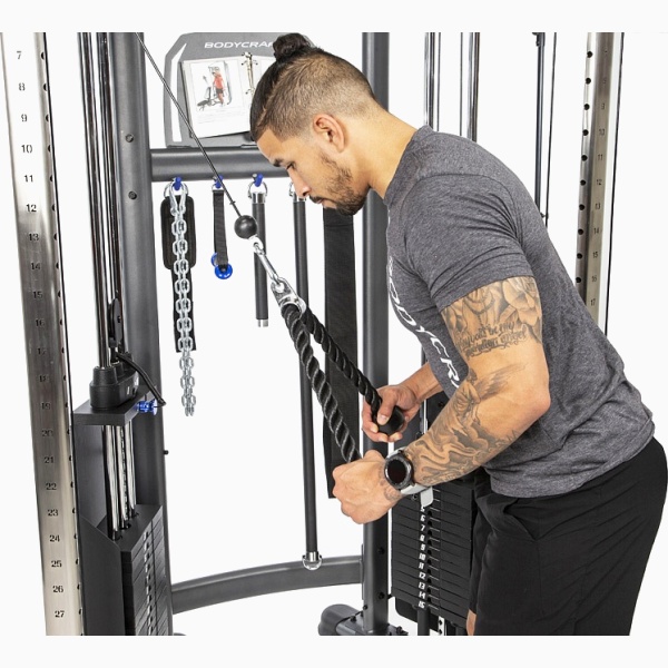 Trosinis jėgos treniruoklis BodyCraft Gym HFT PRO - 180kg Trosinis jėgos treniruoklis BodyCraft Gym HFT PRO - 180kg