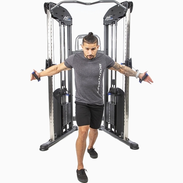 Trosinis jėgos treniruoklis BodyCraft Gym HFT PRO - 180kg Trosinis jėgos treniruoklis BodyCraft Gym HFT PRO - 180kg
