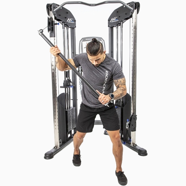 Trosinis jėgos treniruoklis BodyCraft Gym HFT PRO - 180kg Trosinis jėgos treniruoklis BodyCraft Gym HFT PRO - 180kg