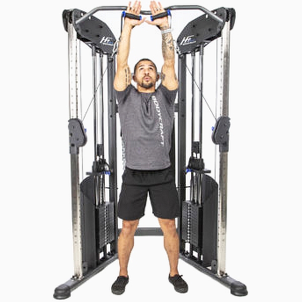Trosinis jėgos treniruoklis BodyCraft Gym HFT PRO - 180kg Trosinis jėgos treniruoklis BodyCraft Gym HFT PRO - 180kg