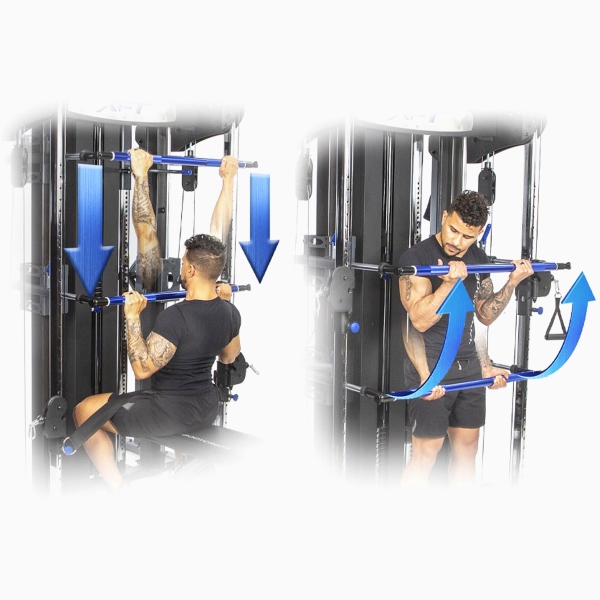 Trosinis jėgos treniruoklis BodyCraft Gym XFT PRO - 90kg