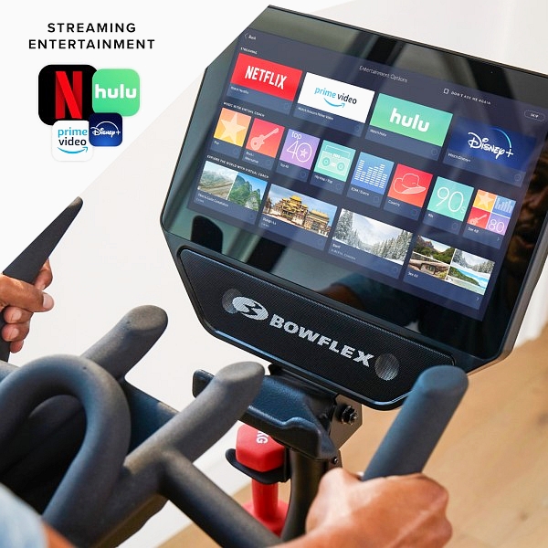 Išmanusis  "premium" dviratis treniruoklis - spineris Bowflex VeloCore TFT 22" HD