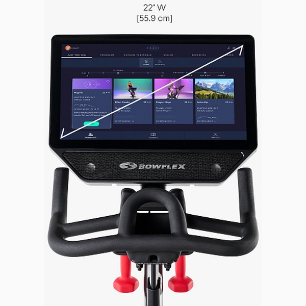 Išmanusis  "premium" dviratis treniruoklis - spineris Bowflex VeloCore TFT 22" HD