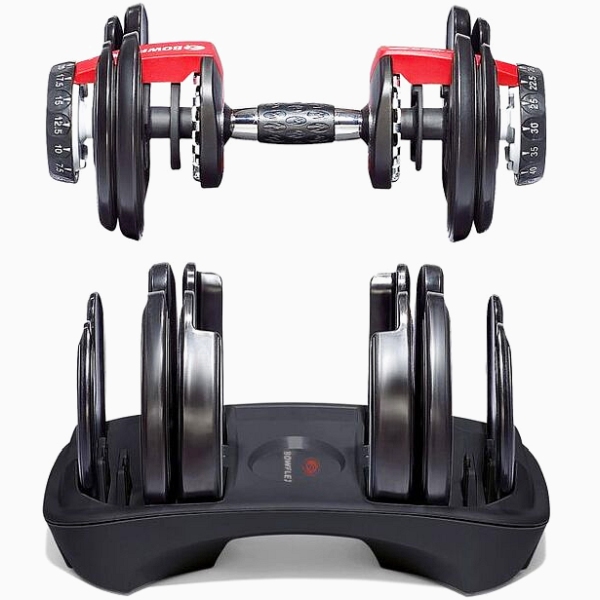 Reguliuojamo svorio hanteliai Bowflex SelectTech 552i 1x 2-24 kg (1 vnt.)