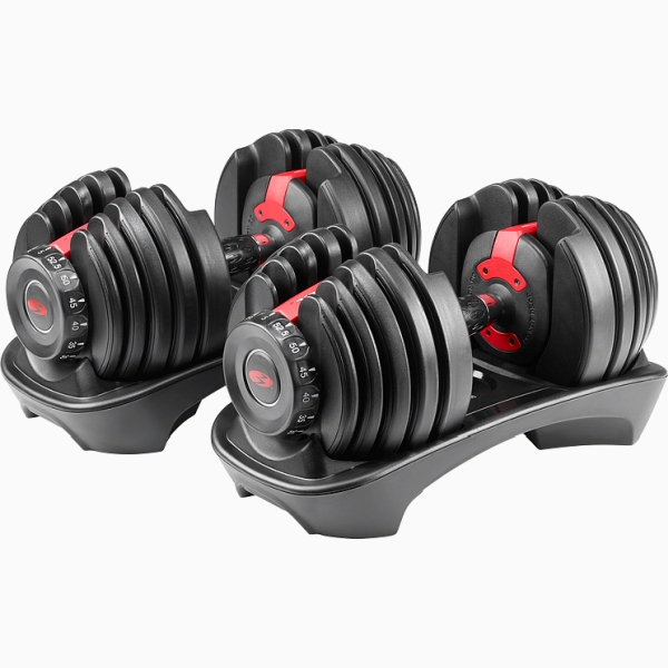 Reguliuojamo svorio hanteliai Bowflex SelectTech 552i 2x 2-24 kg (2 vnt.) Reguliuojamo svorio hanteliai Bowflex SelectTech 552i 2x 2-24 kg (2 vnt.)