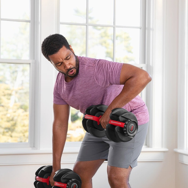 Reguliuojamo svorio hanteliai Bowflex SelectTech 552i 2x 2-24 kg (2 vnt.) Reguliuojamo svorio hanteliai Bowflex SelectTech 552i 2x 2-24 kg (2 vnt.)