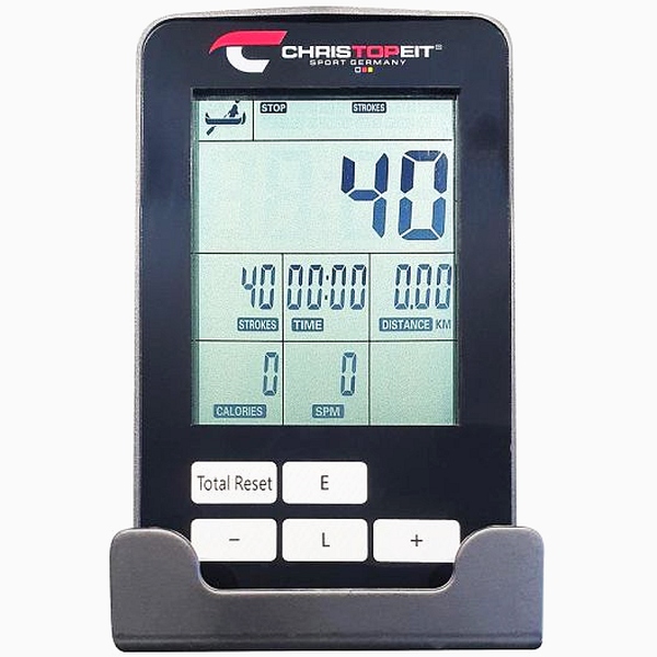 Irklavimo treniruoklis su vandens pasipriešinimo sistema Christopeit WP1000 LCD Irklavimo treniruoklis su vandens pasipriešinimo sistema Christopeit WP1000 LCD