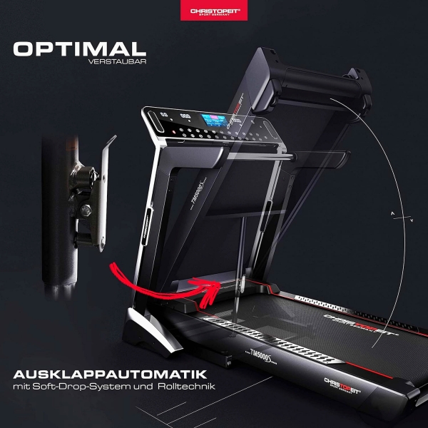 Pusiau profesionalus bėgimo takelis Christopeit TM5000S TFT 7"