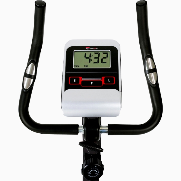 Magnetinis dviratis treniruoklis su rankiniu (mechaniniu) valdymu Christopeit AL1 Black LCD
