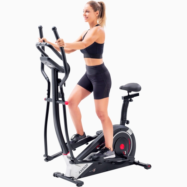 Elipsinis dviratis treniruoklis su mechaniniu valdymu Christopeit AX6500 LCD Elipsinis dviratis treniruoklis su mechaniniu valdymu Christopeit AX6500 LCD