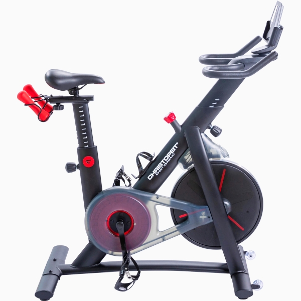 Spiningo dviratis treniruoklis su rankiniu (mechaniniu) valdymu Christopeit Racer BIke 4.0
