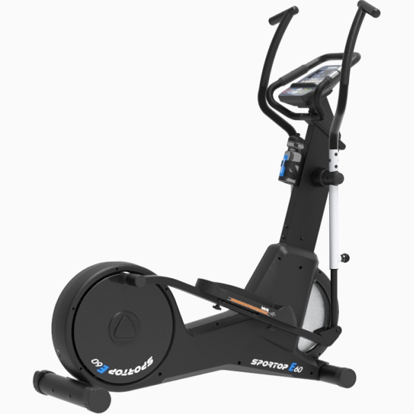 Elipsinis treniruoklis su reguliuojamu (rank.) žingsnio ilgiu Sportop E60 LCD Elipsinis treniruoklis su reguliuojamu (rank.) žingsnio ilgiu Sportop E60 LCD