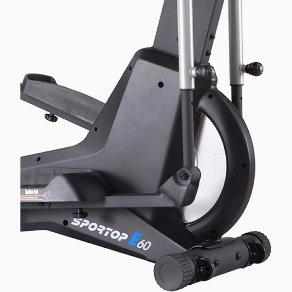 Elipsinis treniruoklis su reguliuojamu (rank.) žingsnio ilgiu Sportop E60 LCD Elipsinis treniruoklis su reguliuojamu (rank.) žingsnio ilgiu Sportop E60 LCD
