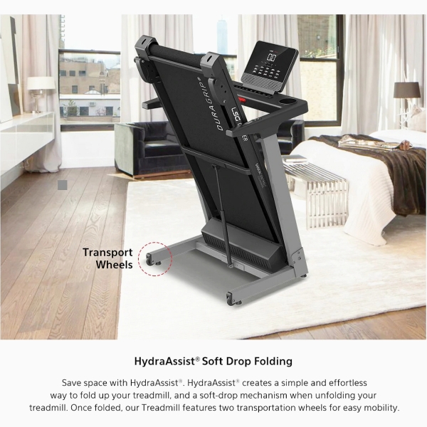 Sulankstomas bėgimo / ėjimo takelis DS Fitness K11420 LCD Sulankstomas bėgimo / ėjimo takelis DS Fitness K11420 LCD