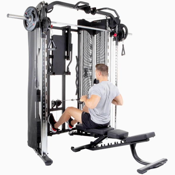 Trosinis jėgos treniruoklis Finnlo Autark10.0 PRO + Bench - 160kg Trosinis jėgos treniruoklis Finnlo Autark10.0 PRO + Bench - 160kg