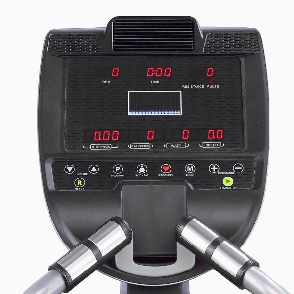 Profesionalus horizontalus dviratis treniruoklis Gymost Turbo R11 LED PRO
