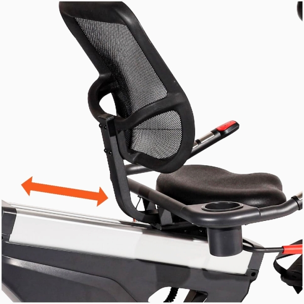 Profesionalus horizontalus dviratis treniruoklis Gymost Turbo R11 LED PRO