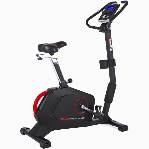 Dviratis treniruoklis ergometras Hammer Cardio Motion BT LCD