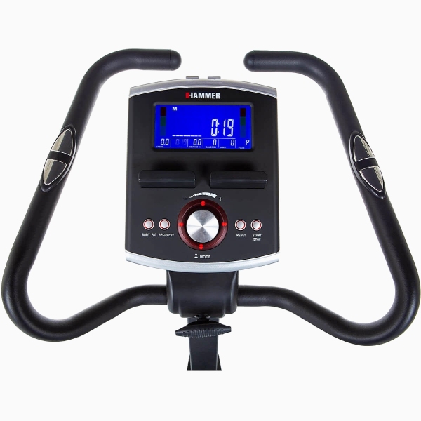 Dviratis treniruoklis ergometras Hammer Cardio Motion BT LCD