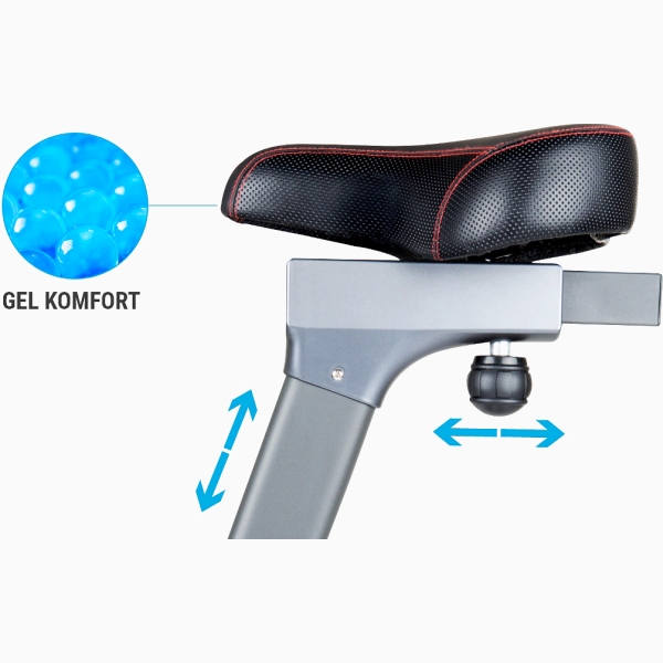 Dviratis treniruoklis ergometras HAMMER Ergo-Motion BT LCD Dviratis treniruoklis ergometras HAMMER Ergo-Motion BT LCD