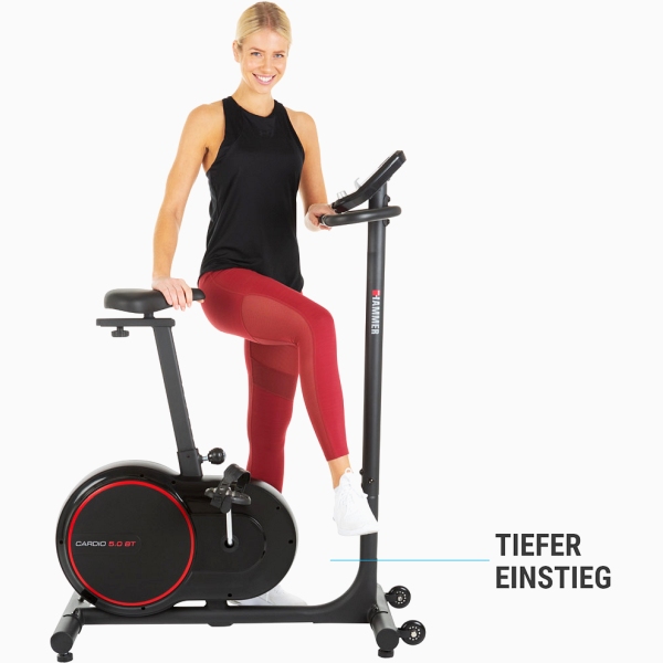 Magnetinis dviratis treniruoklis - ergometras Hammer Cardio 5.0 LCD