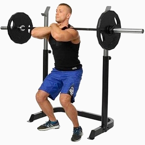 Štangos suoliukas su stovais HMS Bench LS3859