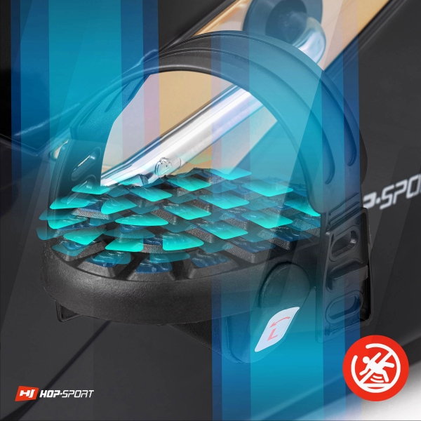 Vertikalus magnetinis dviratis treniruoklis Hop-Sport Aveo HS-2090HG LCD