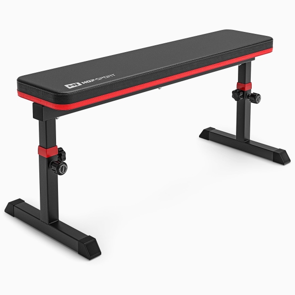 Reguliuojamo aukščio horizontalus tiesus suoliukas Hop-Sport HS-1025 Reguliuojamo aukščio horizontalus tiesus suoliukas Hop-Sport HS-1025