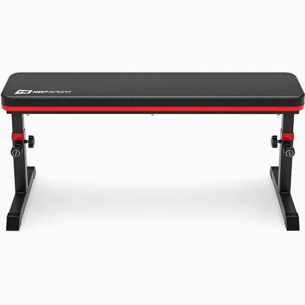 Reguliuojamo aukščio horizontalus tiesus suoliukas Hop-Sport HS-1025 Reguliuojamo aukščio horizontalus tiesus suoliukas Hop-Sport HS-1025