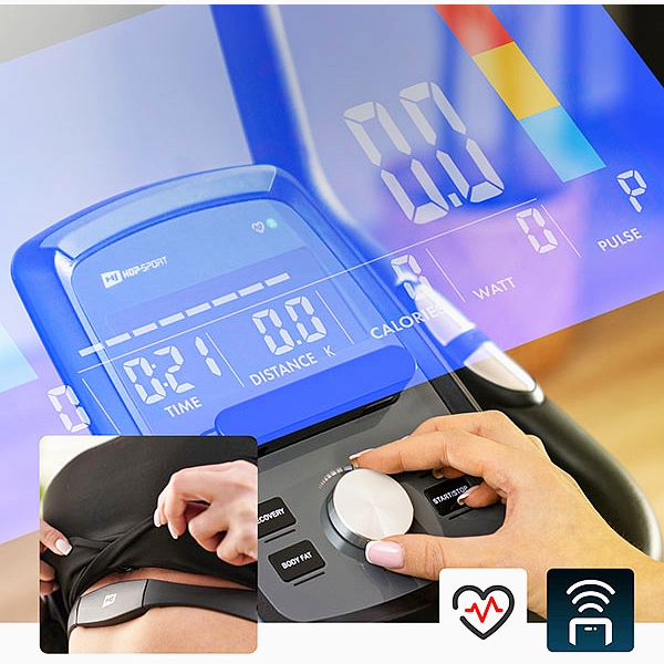 Vertikalus dviratis treniruoklis - ergometras Hop-Sport Argo HS-120H LCD Vertikalus dviratis treniruoklis - ergometras Hop-Sport Argo HS-120H LCD