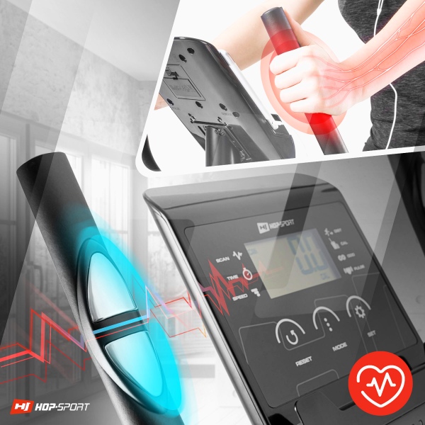 Dviratis treniruoklis su rankiniu (mechaniniu) valdymu Hop-Sport Onix HS-2070G LCD Dviratis treniruoklis su rankiniu (mechaniniu) valdymu Hop-Sport Onix HS-2070G LCD