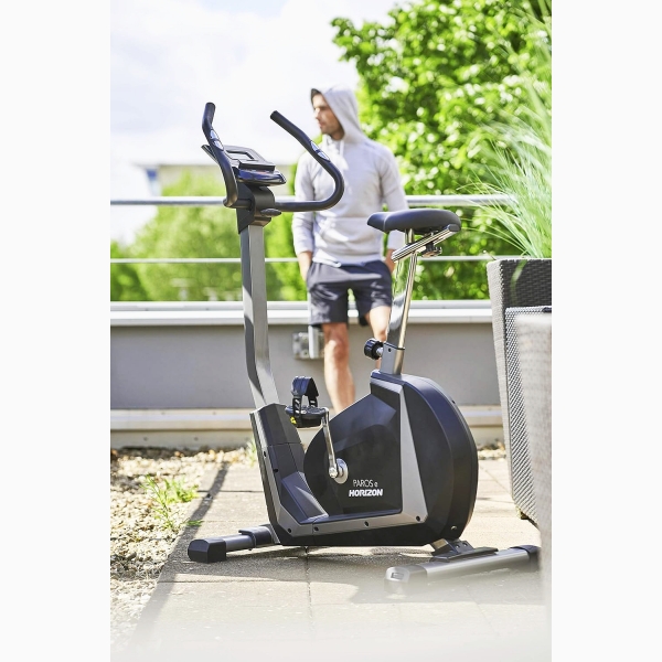 Dviratis treniruoklis su indukcine stabdžių sistema Horizon Fitness Paros E LCD Dviratis treniruoklis su indukcine stabdžių sistema Horizon Fitness Paros E LCD
