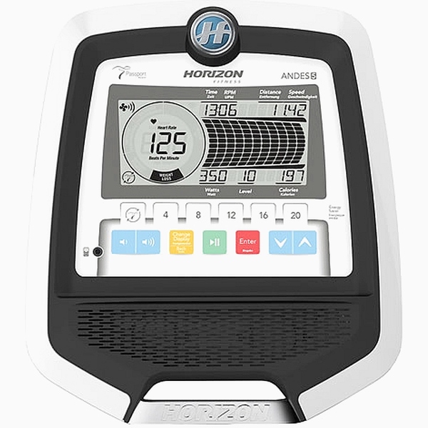 Sulankstomas elipsinis treniruoklis Horizon Fitness Andes 5E LCD