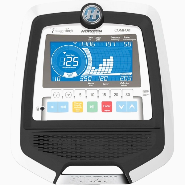 Dviratis treniruoklis Horizon Fitness Comfort R8 LCD Dviratis treniruoklis Horizon Fitness Comfort R8 LCD