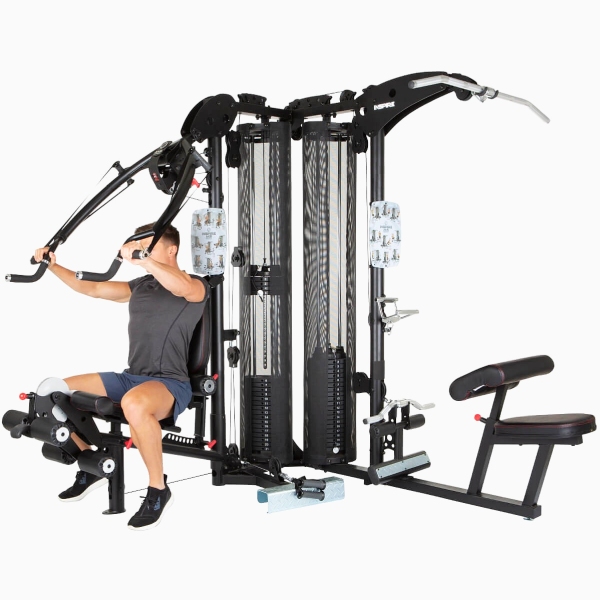 Profesionalus daugiafunkcinis treniruoklis Inspire Fitness Gym M5 PRO - 192kg Profesionalus daugiafunkcinis treniruoklis Inspire Fitness Gym M5 PRO - 192kg