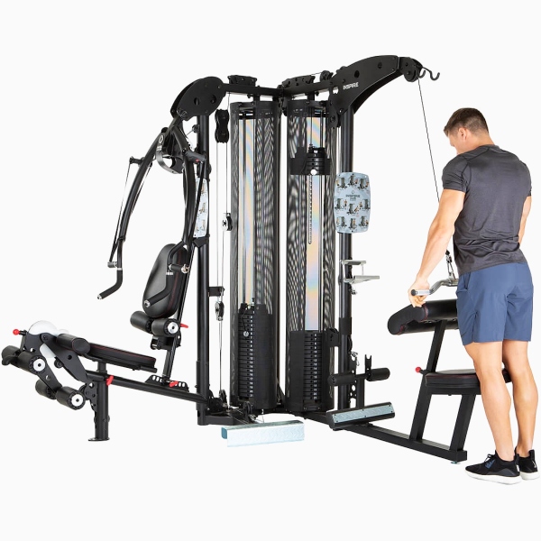 Profesionalus daugiafunkcinis treniruoklis Inspire Fitness Gym M5 PRO - 192kg Profesionalus daugiafunkcinis treniruoklis Inspire Fitness Gym M5 PRO - 192kg