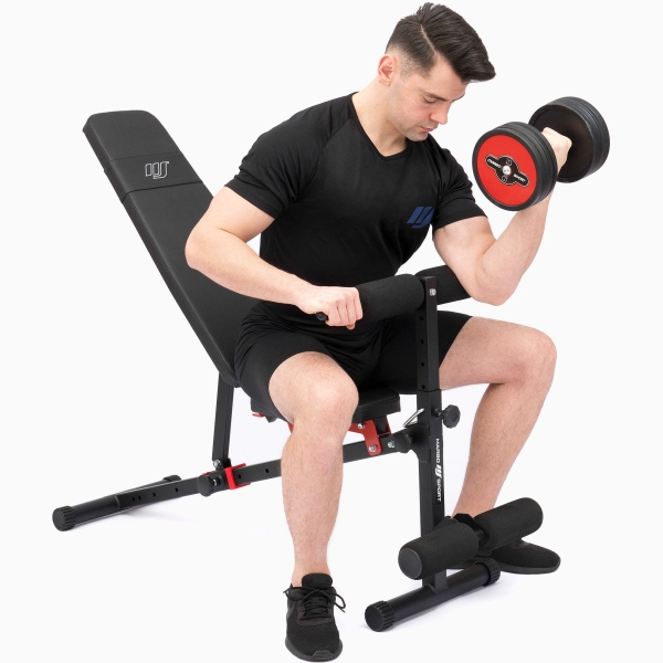 Sulankstomas universalus treniruočių suoliukas Marbo Sport MH-L111 Sulankstomas universalus treniruočių suoliukas Marbo Sport MH-L111