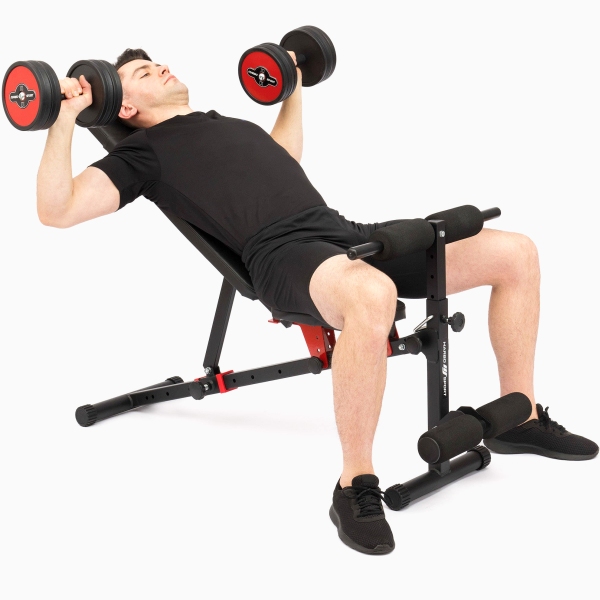 Sulankstomas universalus treniruočių suoliukas Marbo Sport MH-L111 Sulankstomas universalus treniruočių suoliukas Marbo Sport MH-L111